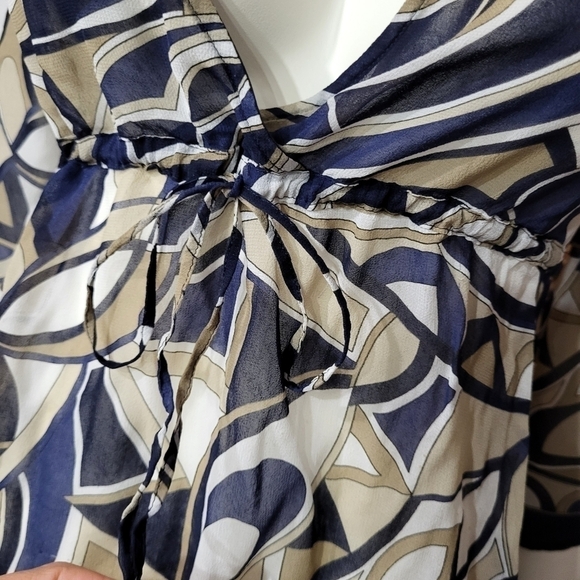 MICHAEL KORS - Deep V-neck Blouses - Picture 6 of 11